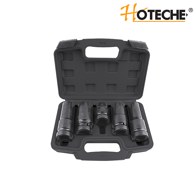 5 pcs 1 "Dr. Impact profond socket sae set