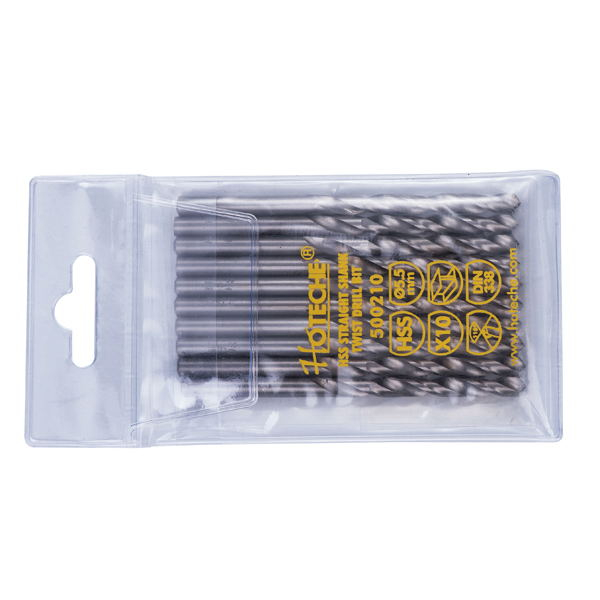 FORET HSS STERIGHT SHANK TWIST, ENTIÈREMENT POLI, BORDÉ À LA TERRE