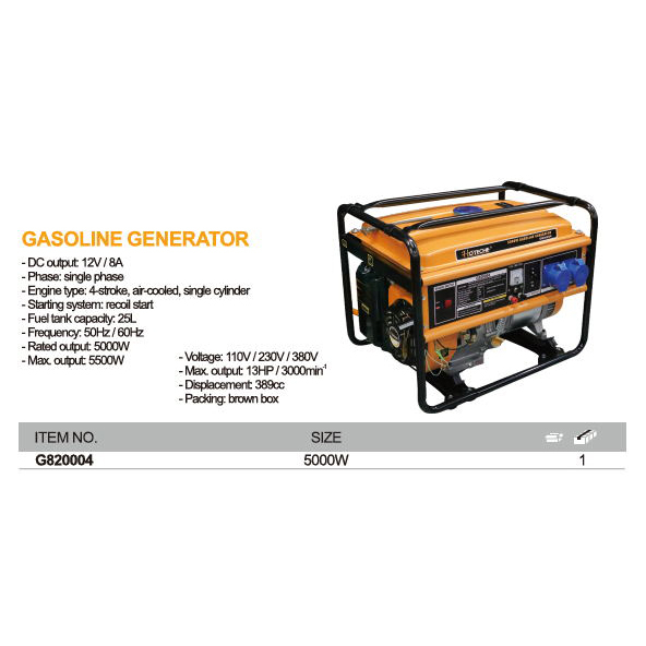 GÉNÉRATEUR D'ESSENCE