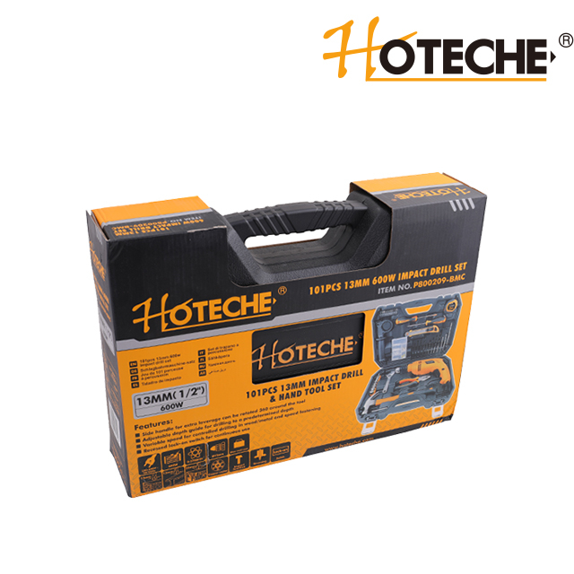 Ensemble de perceuse à percussion 101pcs 13mm 600W